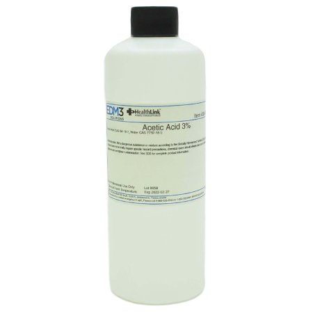 Acetic Acid ACS Grade 3% Chemistry Reagent by EDM 3 LLC  ID 400420
